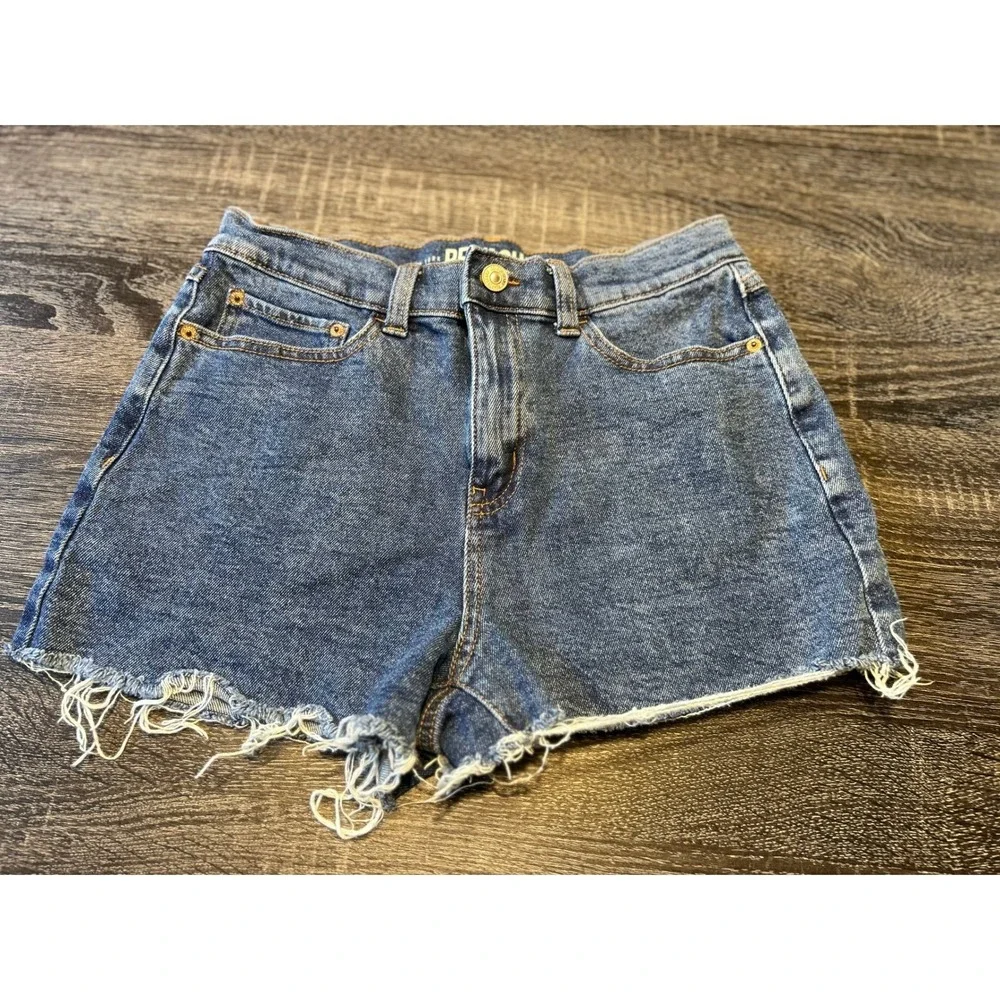Rewash Brand High Rise‎ Cutoff Denim Shorts Medium Wash Blue Womens Size 3/26